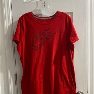Nike Red Short Sleeve Tees